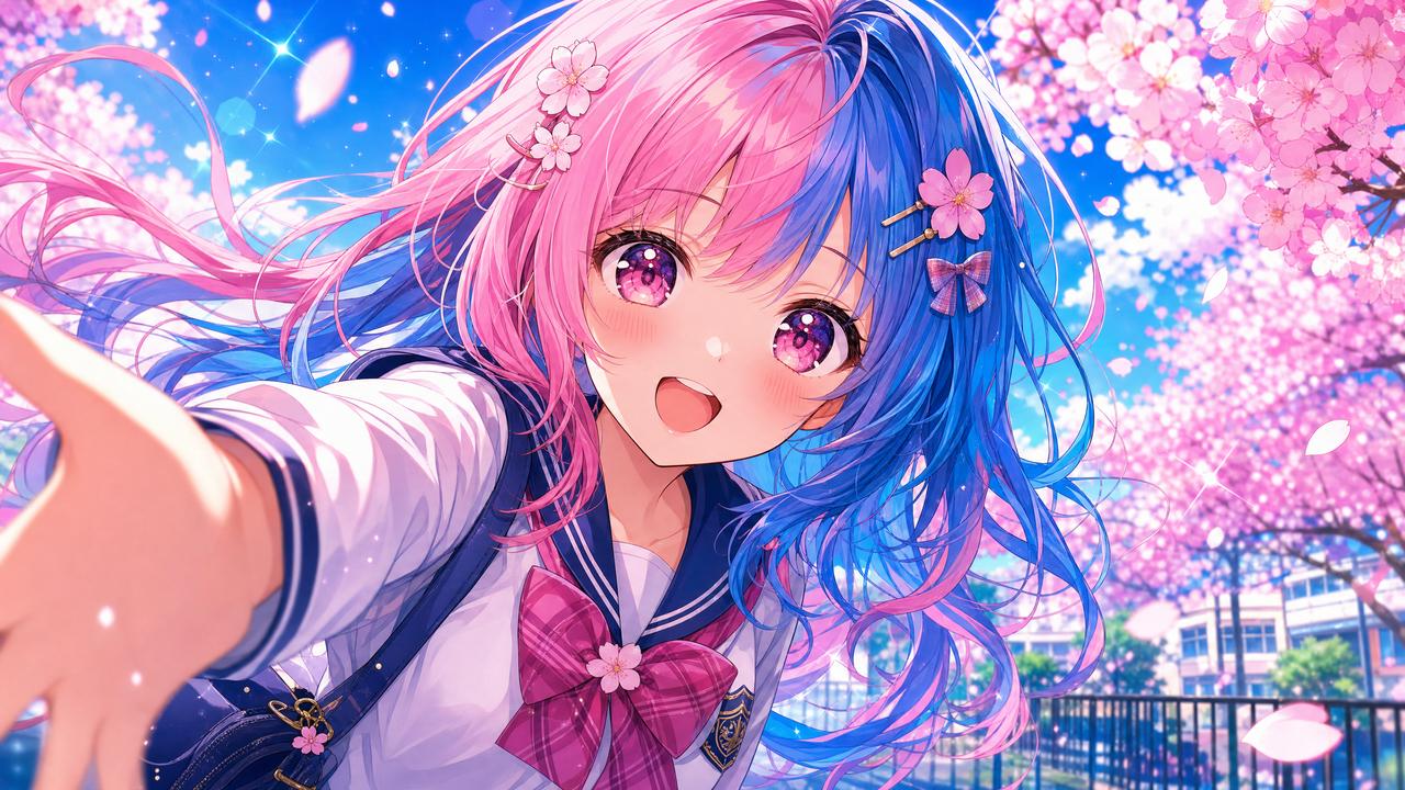 AI换装动漫-樱花少女动漫教程